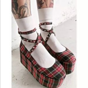 Vintage Dolls Kill Sugar Baby Ballerina Platforms.